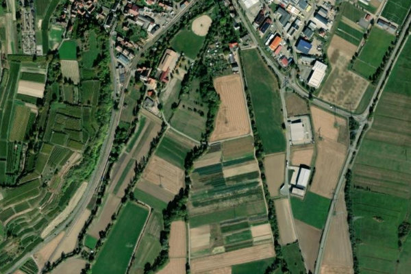 Altwasser (Eichstetten) çevresinin uydu görüntüsü
