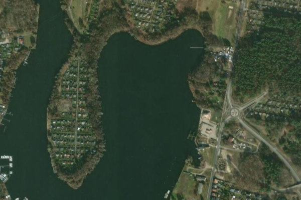 Möllenzugsee çevresinin uydu görüntüsü