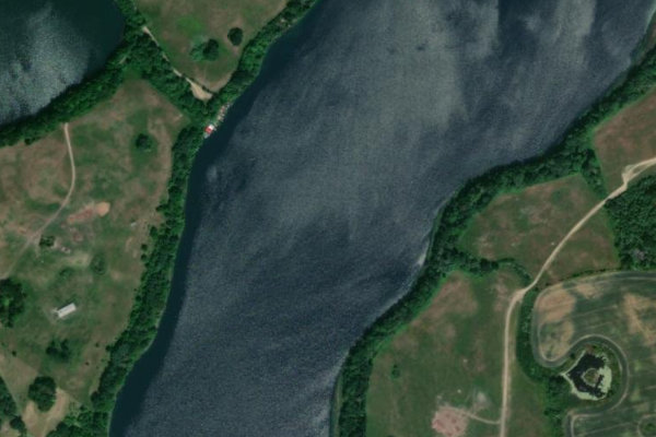 Zansen See çevresinin uydu görüntüsü