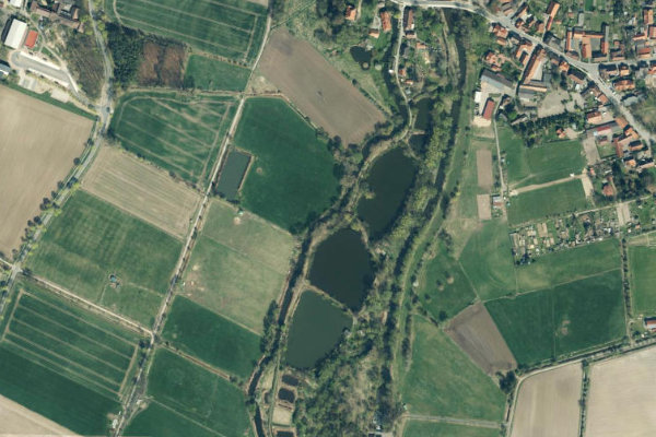 Mühlenkanal (Meinersen) çevresinin uydu görüntüsü