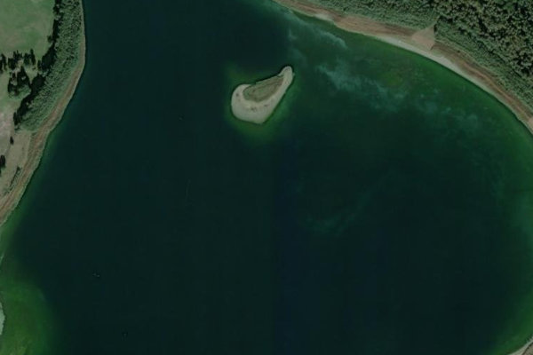 Drewitzer See çevresinin uydu görüntüsü