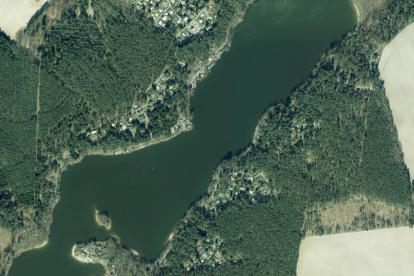Göhlensee çevresinin uydu görüntüsü