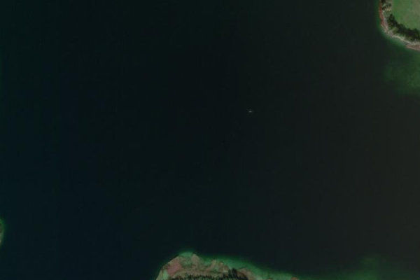 Groß Labenzer See çevresinin uydu görüntüsü