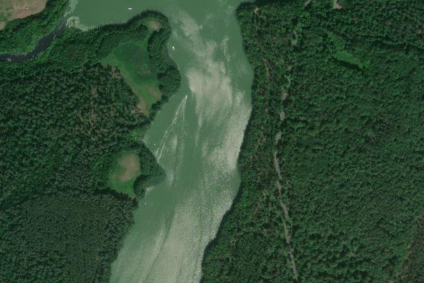 Gleuensee çevresinin uydu görüntüsü