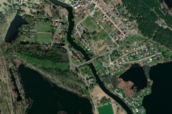 Havel (Burgwall) çevresinin uydu görüntüsü