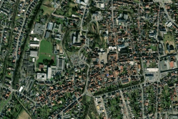Gersprenz (Dieburg) çevresinin uydu görüntüsü