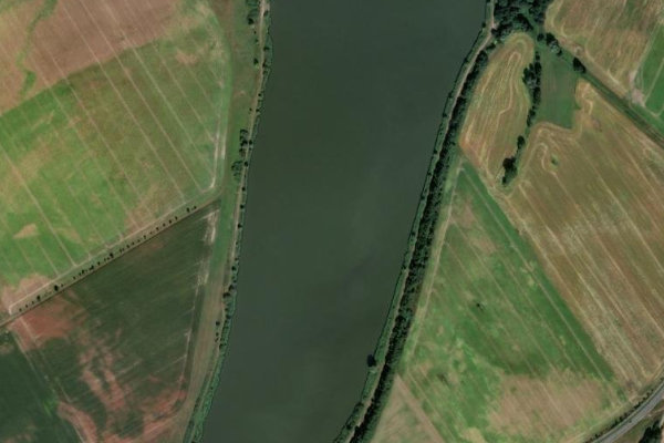 Rohrberger See çevresinin uydu görüntüsü