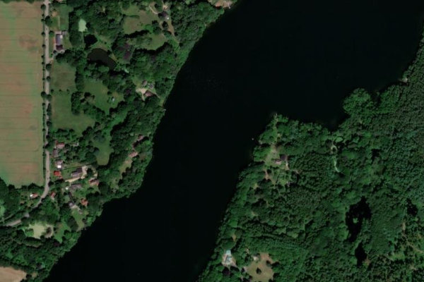 Großensee çevresinin uydu görüntüsü
