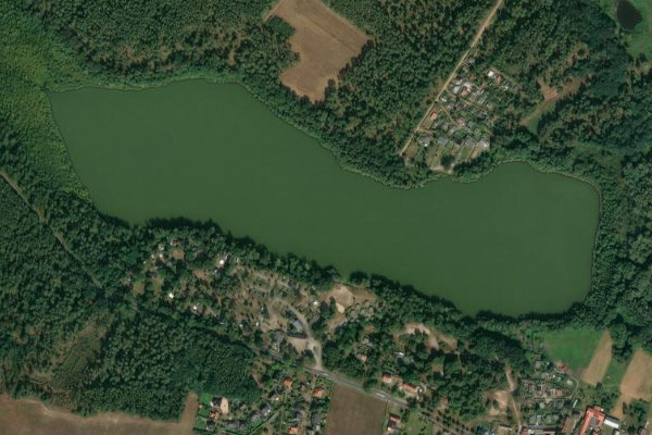 Steckelsdorfer See çevresinin uydu görüntüsü