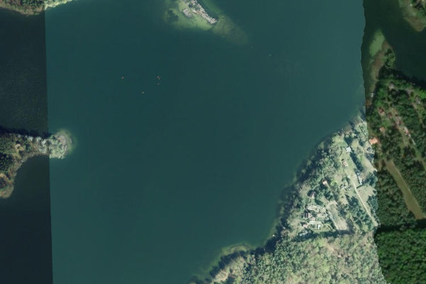 Zootzensee çevresinin uydu görüntüsü