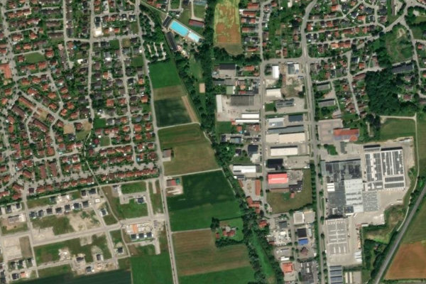 Singold (Schwabmünchen) çevresinin uydu görüntüsü
