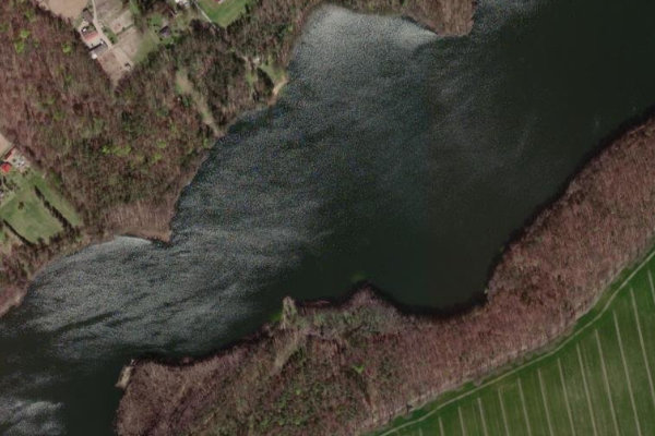 Heinersdorfer See çevresinin uydu görüntüsü