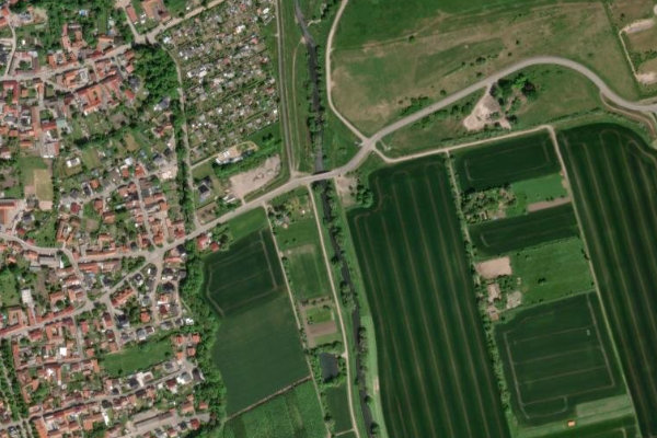 Gera (Walschleben) çevresinin uydu görüntüsü