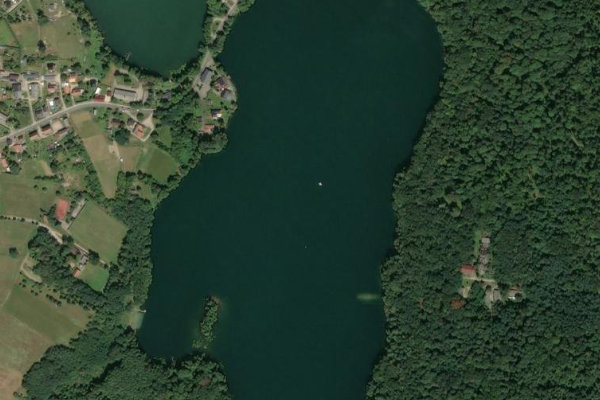 Schwarzer See (Falkenhagen) çevresinin uydu görüntüsü