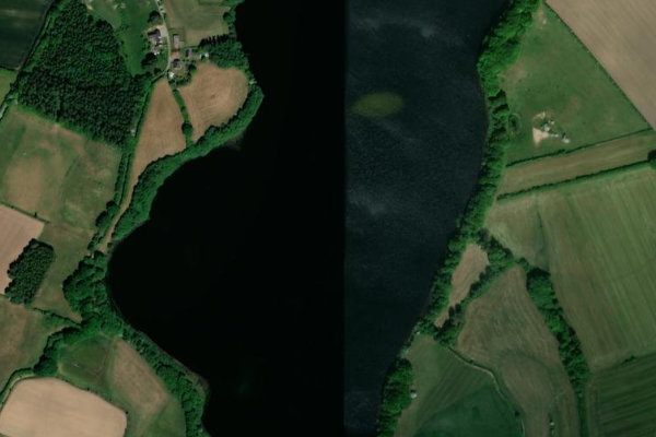 Pohlsee (Langwedel) çevresinin uydu görüntüsü