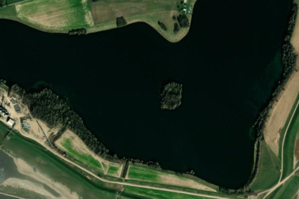 Roosenhofsee çevresinin uydu görüntüsü