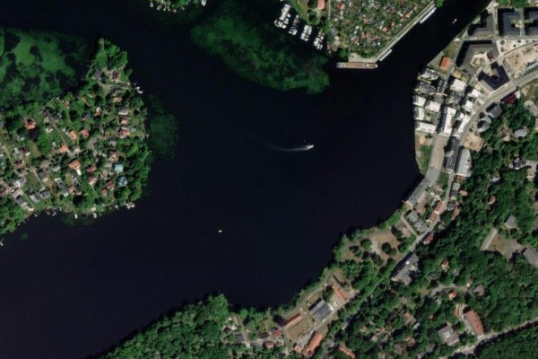 Havel (Potsdam) çevresinin uydu görüntüsü