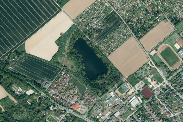 Ludwigsee (Hameln) çevresinin uydu görüntüsü