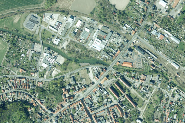 Freienwalder Landgraben çevresinin uydu görüntüsü