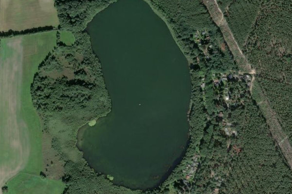 Kleiner Zeschsee çevresinin uydu görüntüsü