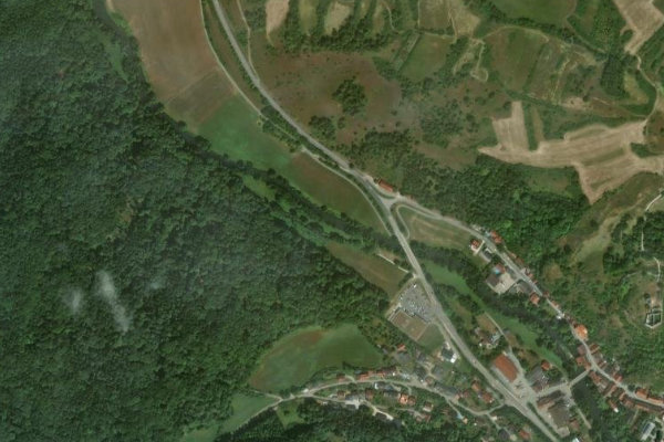 Vils (Kallmünz) çevresinin uydu görüntüsü