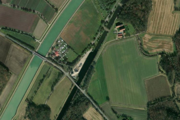 Alte Fahrt (Senden) çevresinin uydu görüntüsü