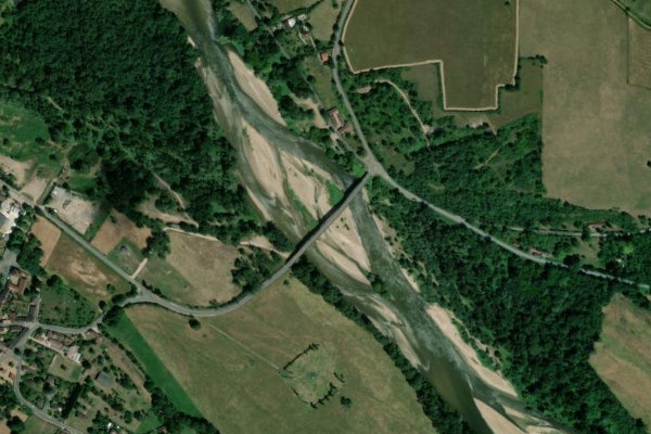 l'Allier (Livry) çevresinin uydu görüntüsü