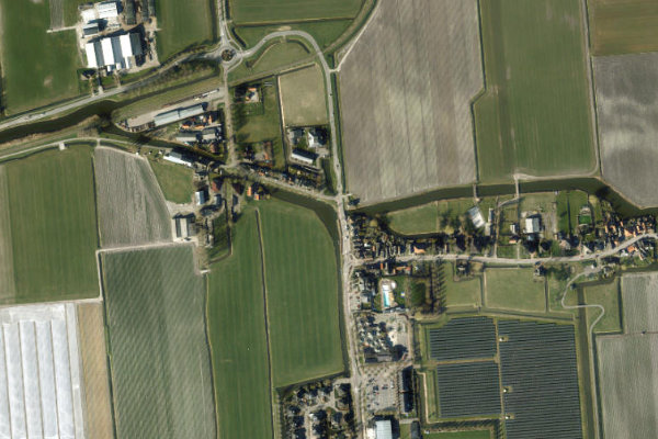 De Graft (Broerdijk) çevresinin uydu görüntüsü