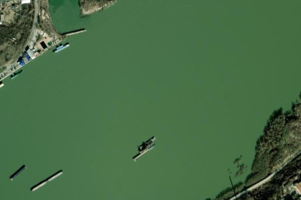 Donau (Russe) çevresinin uydu görüntüsü