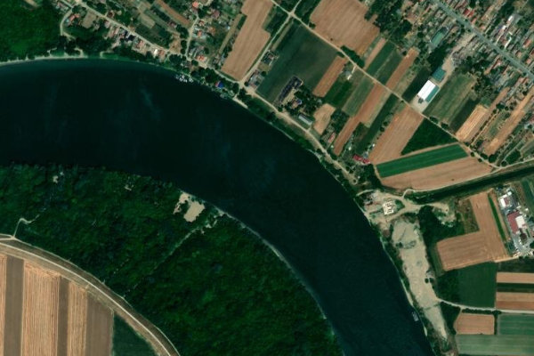 Jarčina (Jarak) çevresinin uydu görüntüsü