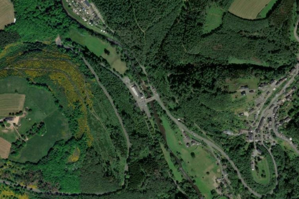 Our – Dasbourg-Pont / Dasburg çevresinin uydu görüntüsü