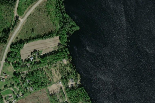 Pääjärvi (Karstula) çevresinin uydu görüntüsü
