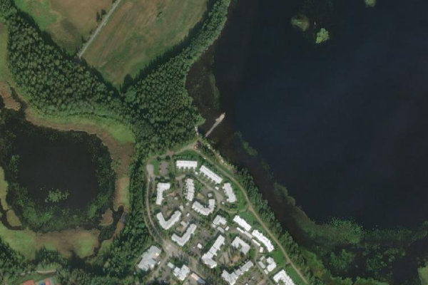 Tuomiojärvi çevresinin uydu görüntüsü