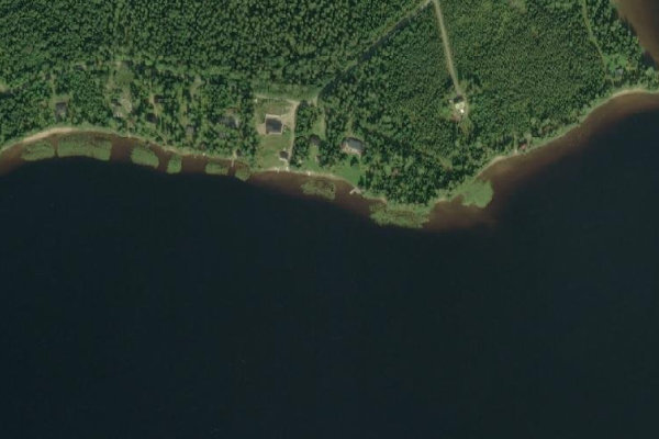 Muuratjärvi çevresinin uydu görüntüsü