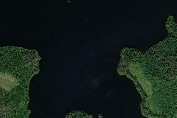 Härkäjärvi çevresinin uydu görüntüsü