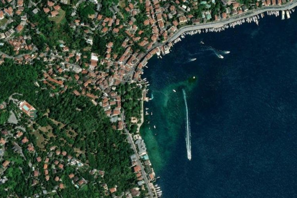 Bebek çevresinin uydu görüntüsü