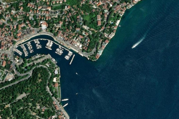 İstinye 2 çevresinin uydu görüntüsü