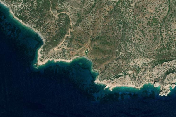 Kalamış çevresinin uydu görüntüsü
