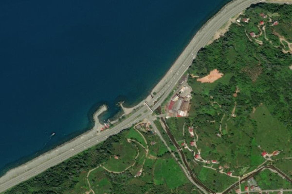 Sümer Çayı çevresinin uydu görüntüsü