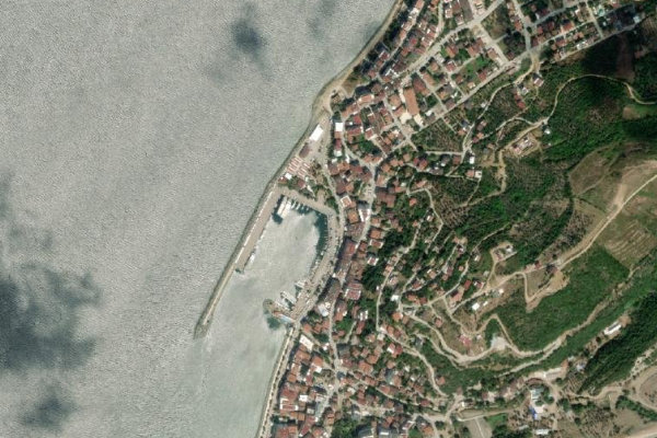 Esenköy Limanı Dış Kıyısı çevresinin uydu görüntüsü