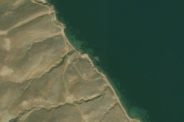 Sant Rock çevresinin uydu görüntüsü