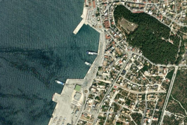 Port Gomenizza çevresinin uydu görüntüsü