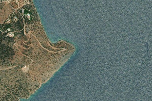Ákra Pléora çevresinin uydu görüntüsü