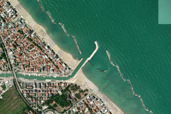 Imagem de satélite da zona de Uso