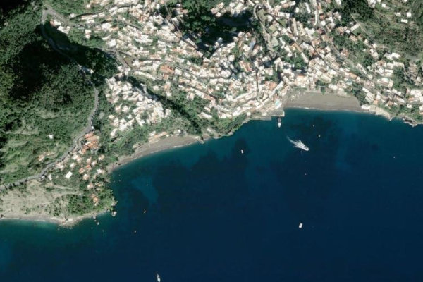 Imagem de satélite da zona de Noce