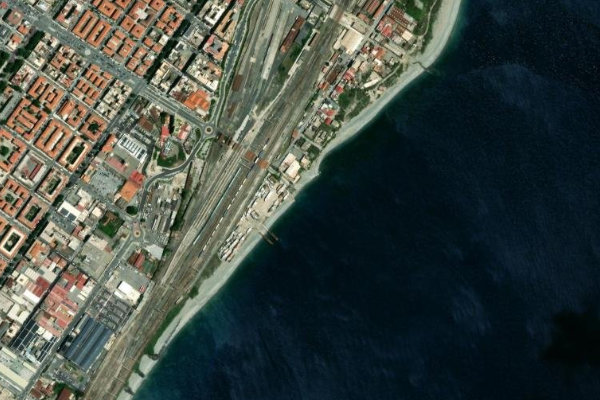 Imagem de satélite da zona de Torrente Zaera