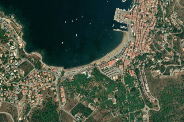 Imagem de satélite da zona de Riera de Romanyac