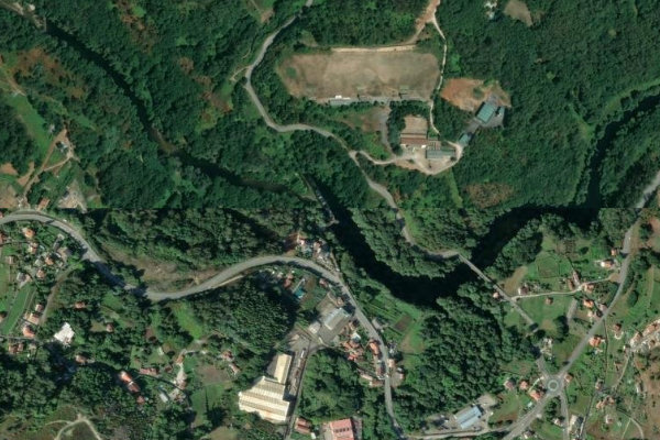 Imagem de satélite da zona de Río Almofrei