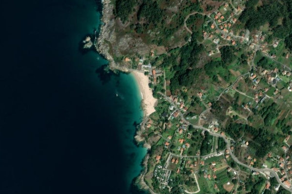 Imagem de satélite da zona de Río do Socotelo
