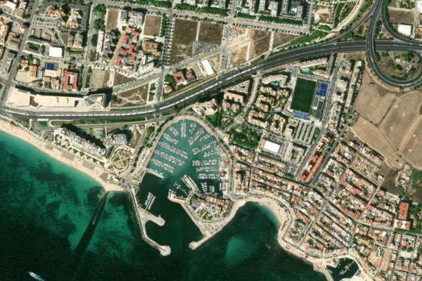 Imagem de satélite da zona de Torrent d'en Barberà